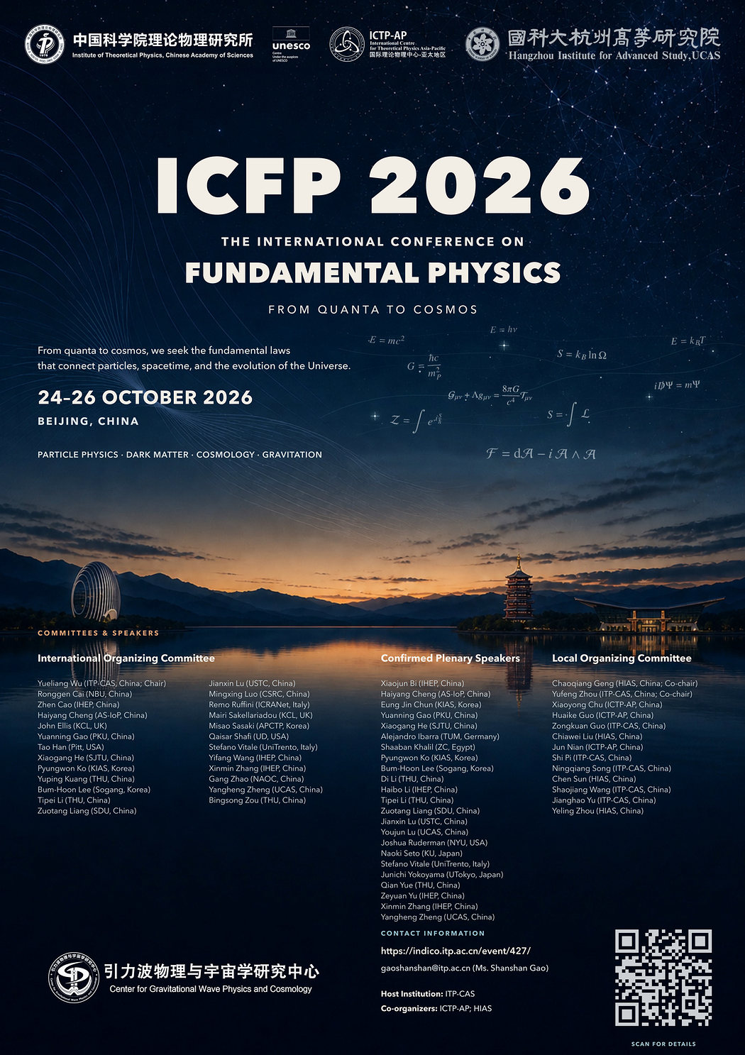[Registrarion Opening] The 2026 International Conference on Fundamental Physics